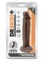 Dr. Skin Plus Gold Collection Posable Dildo 6in - Chocolate