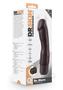 Dr. Skin Platinum Collection Silicone Dr. Steve Vibrating Dildo 7in - Chocolate